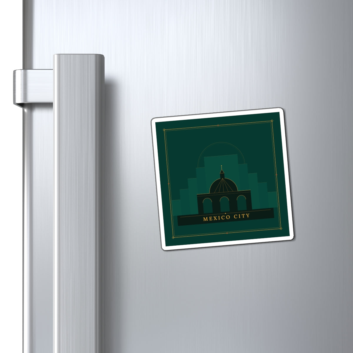 Mexico City Art Deco Fridge Magnet