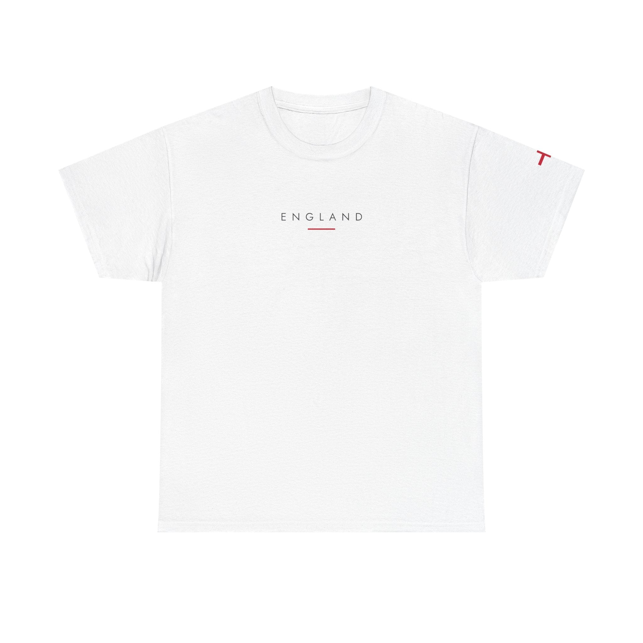 England Minimalist T‑Shirt — Subtle English Tee
