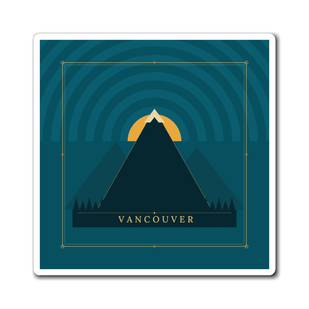 Vancouver Art Deco Fridge Magnet