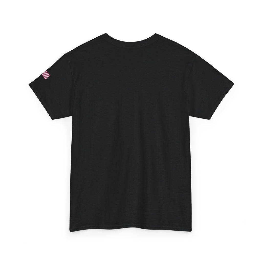 USA Minimalist Graphic Tee — Small Center Logo Cotton T-Shirt