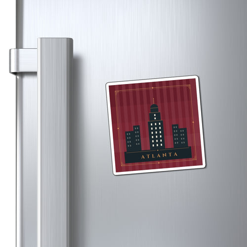 Atlanta Art Deco Fridge Magnet