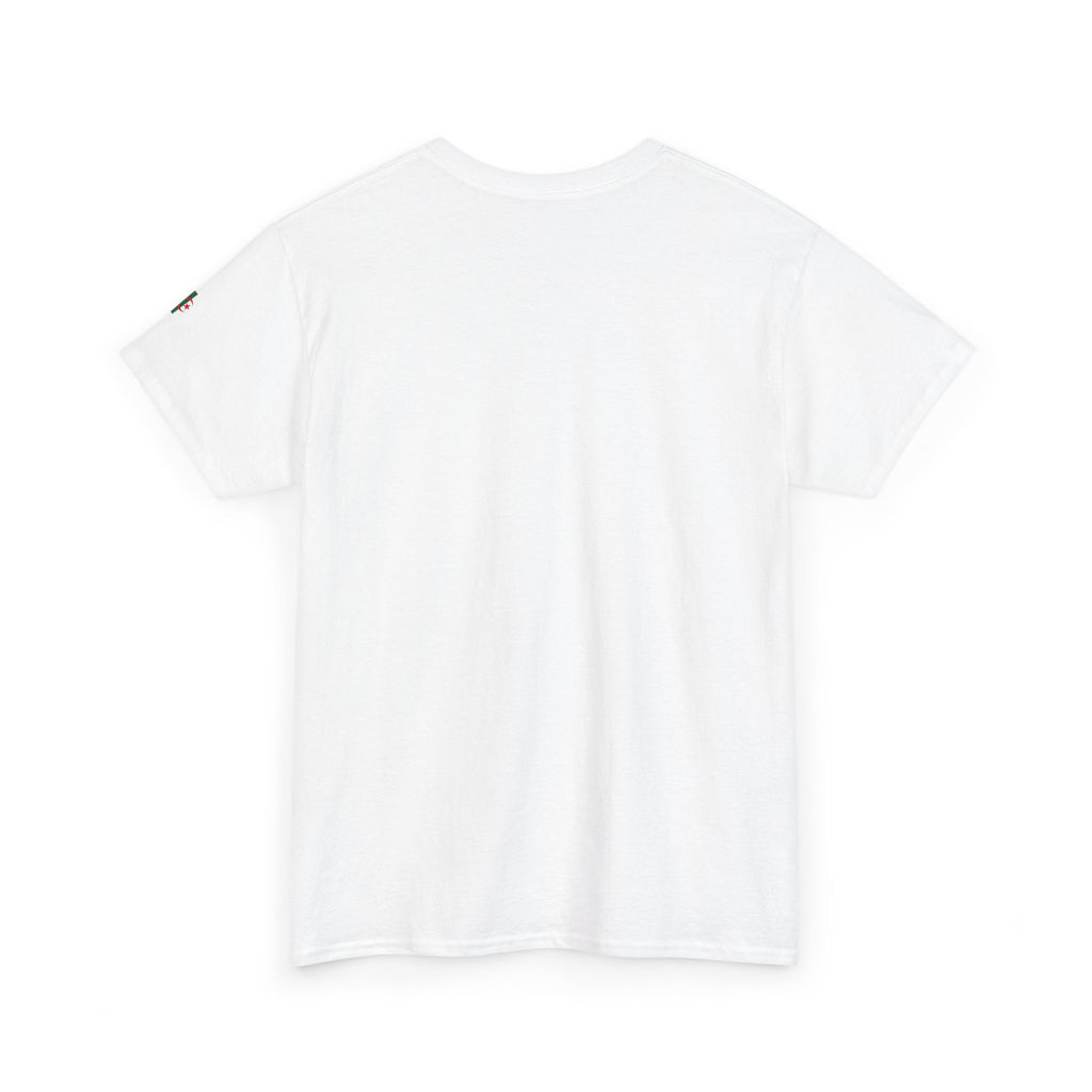 Algeria Minimalist White Tee —Subtle 'ALGÉRIE' Chest Logo