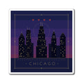 Chicago Art Deco Fridge Magnet