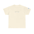 Argentina Minimalist Tee — Small Center Logo & Sleeve Flag