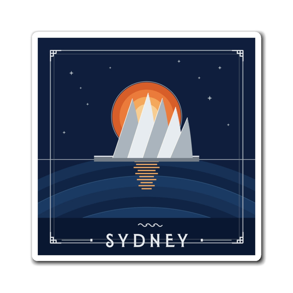 Sydney Art Deco Fridge Magnet