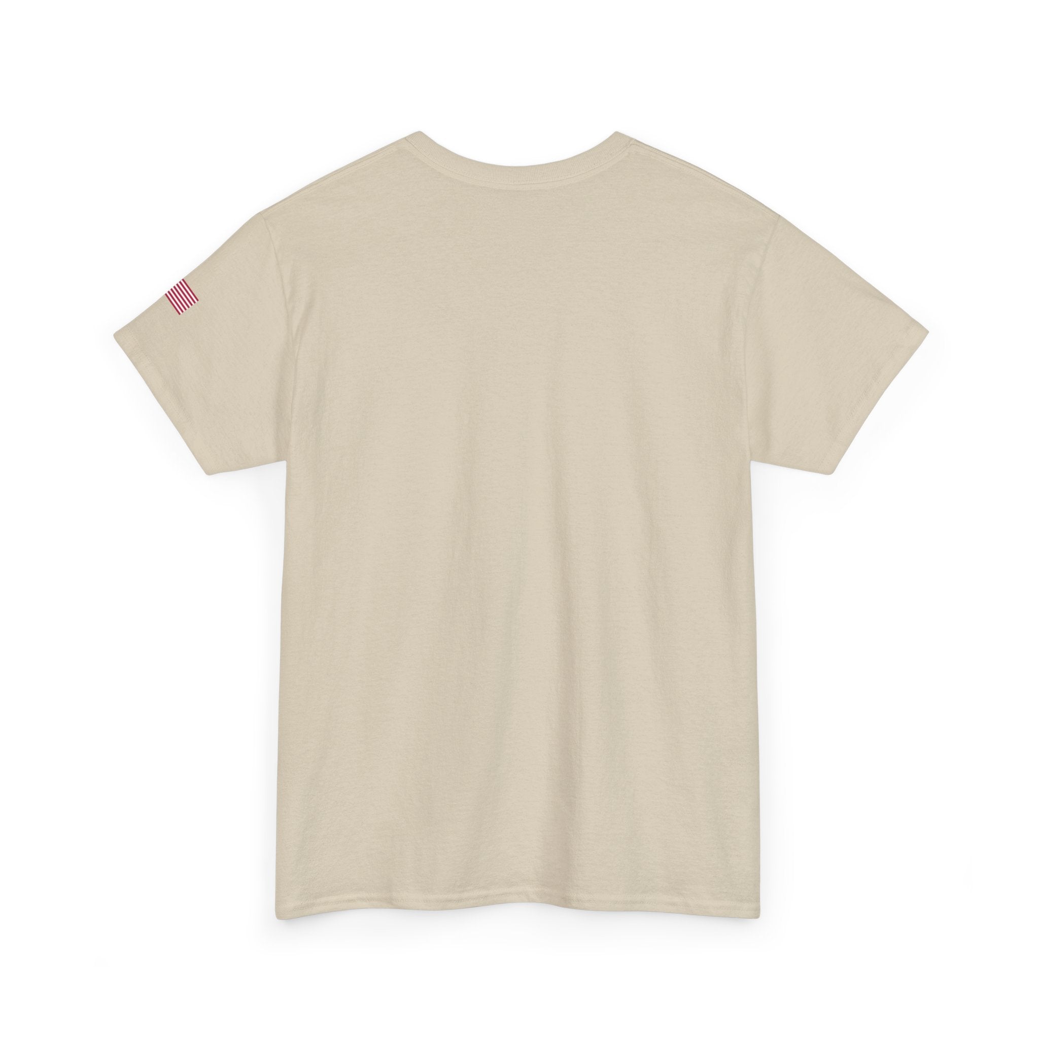 USA Minimalist Graphic Tee — Small Center Logo Cotton T-Shirt