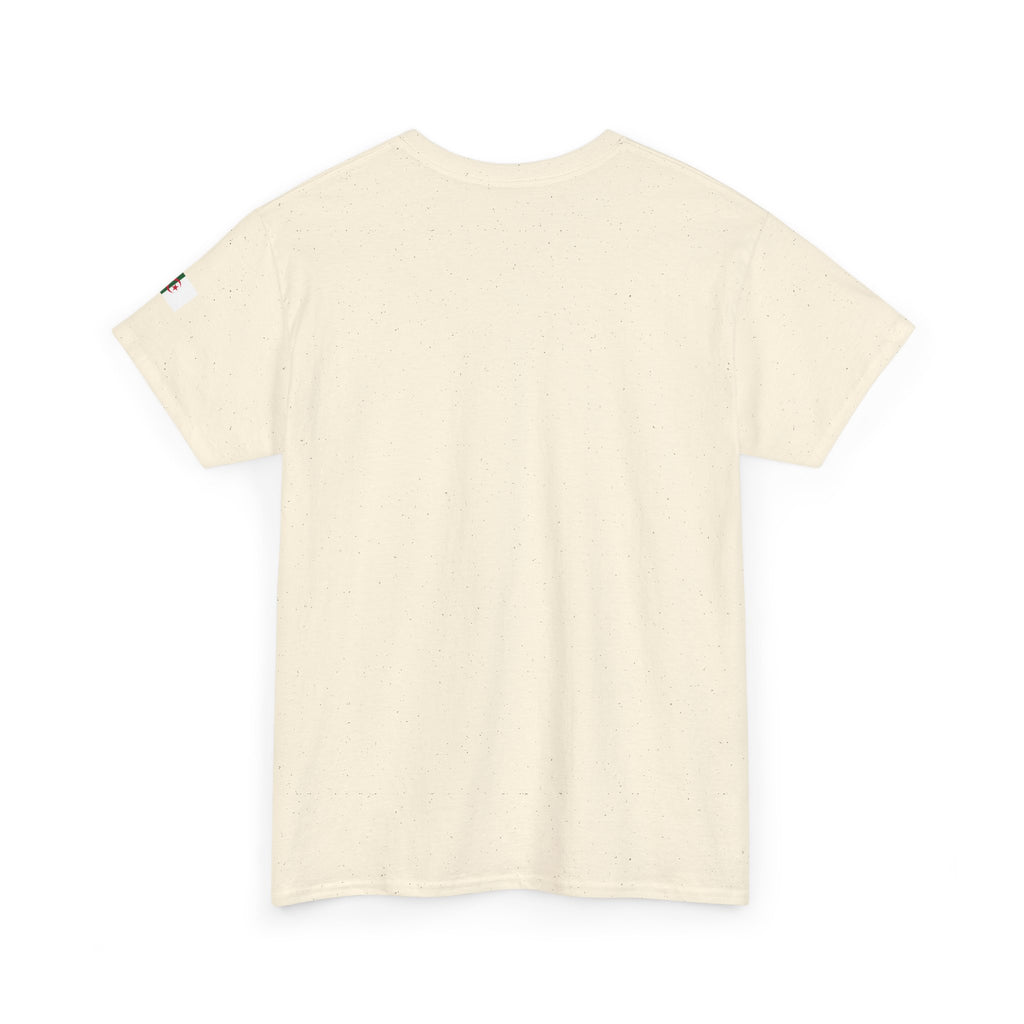 Algeria Minimalist White Tee —Subtle 'ALGÉRIE' Chest Logo