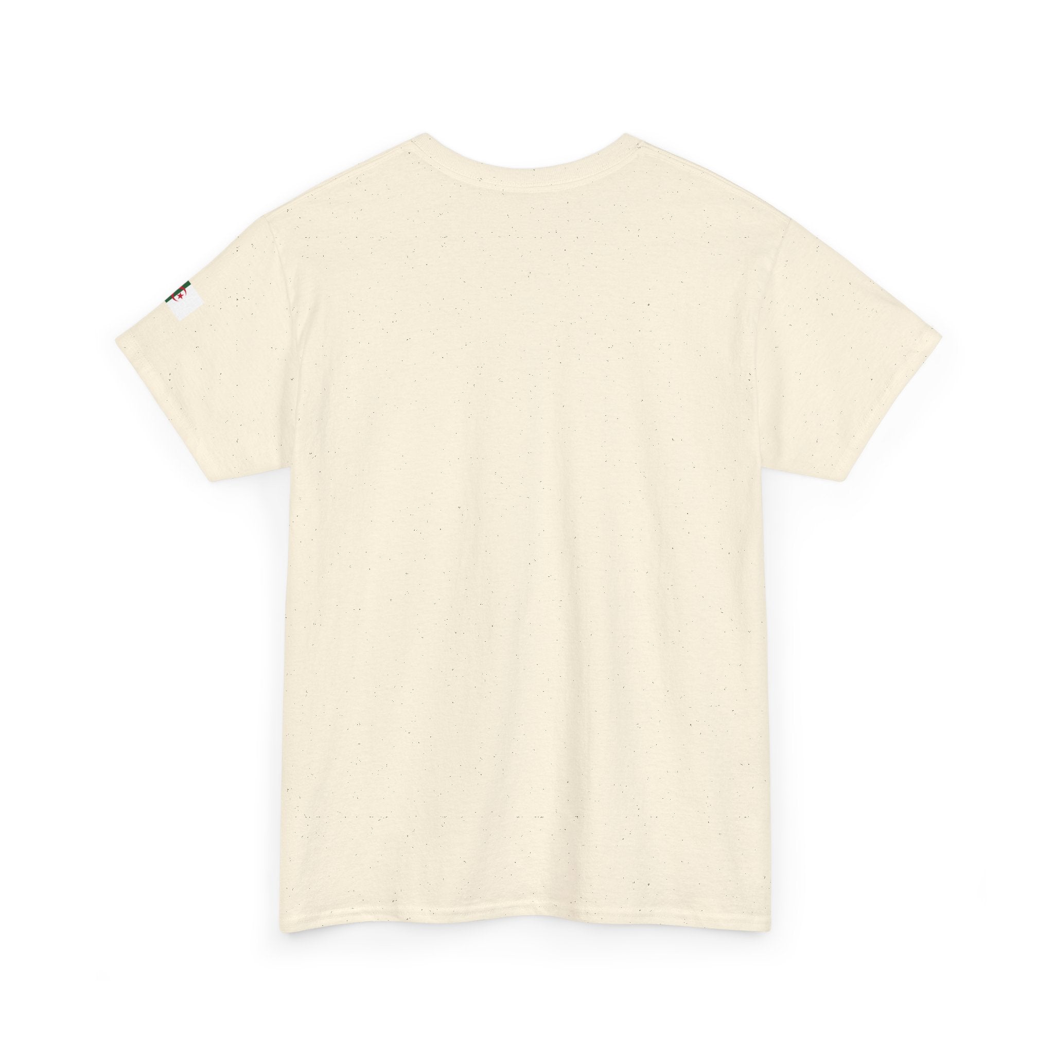 Algeria Minimalist White Tee —Subtle 'ALGÉRIE' Chest Logo