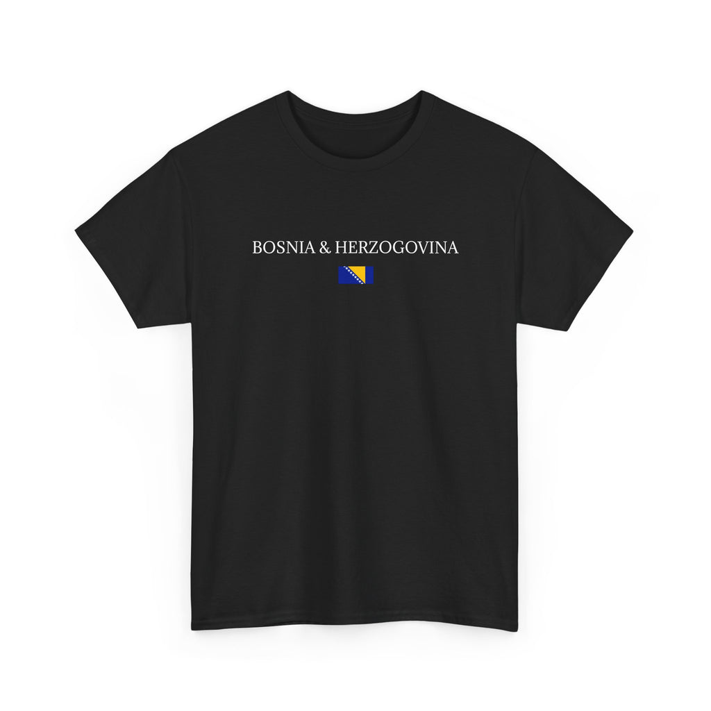 Bosnia & Herzegovina Flag T-Shirt — Minimal National Pride Tee