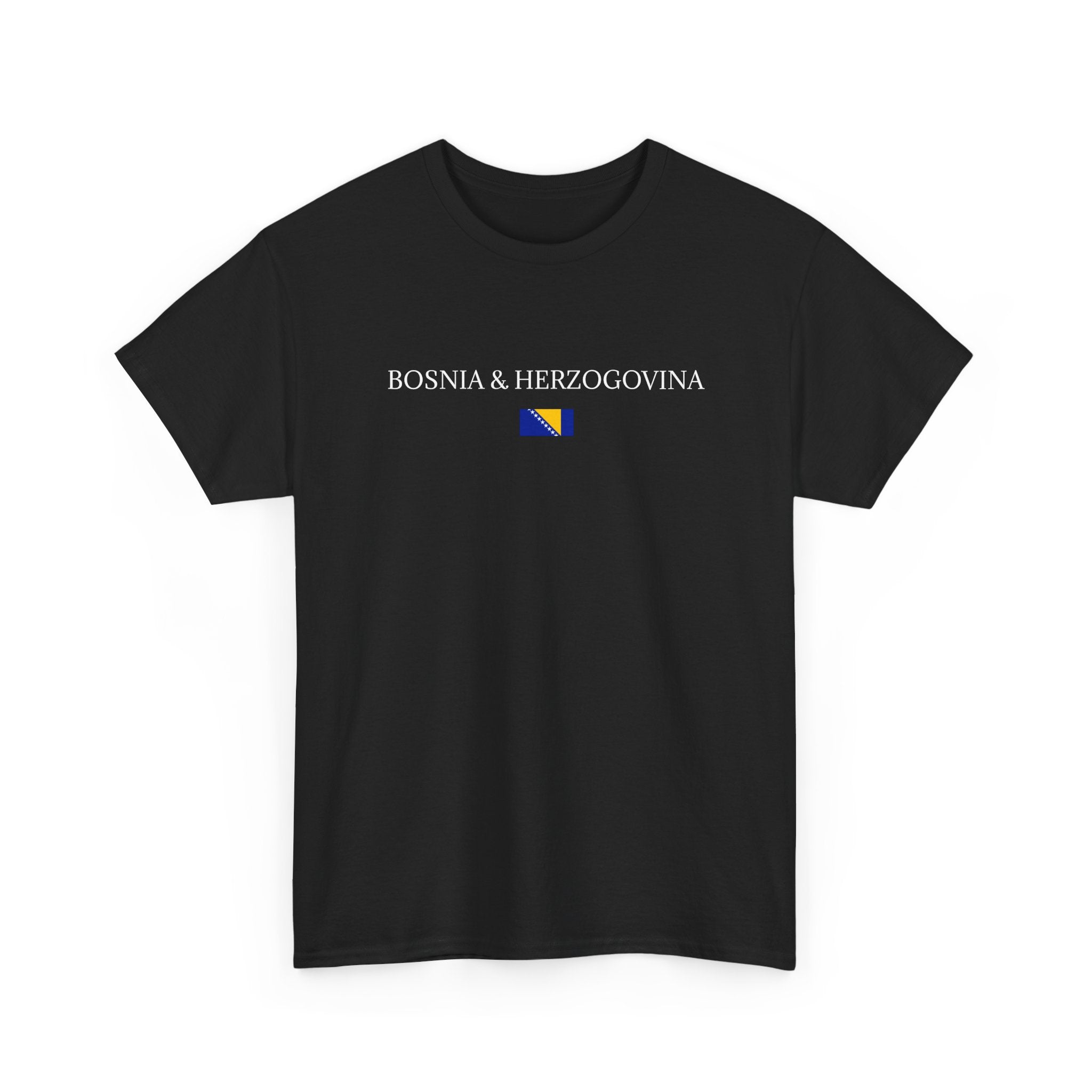 Bosnia & Herzegovina Flag T-Shirt — Minimal National Pride Tee