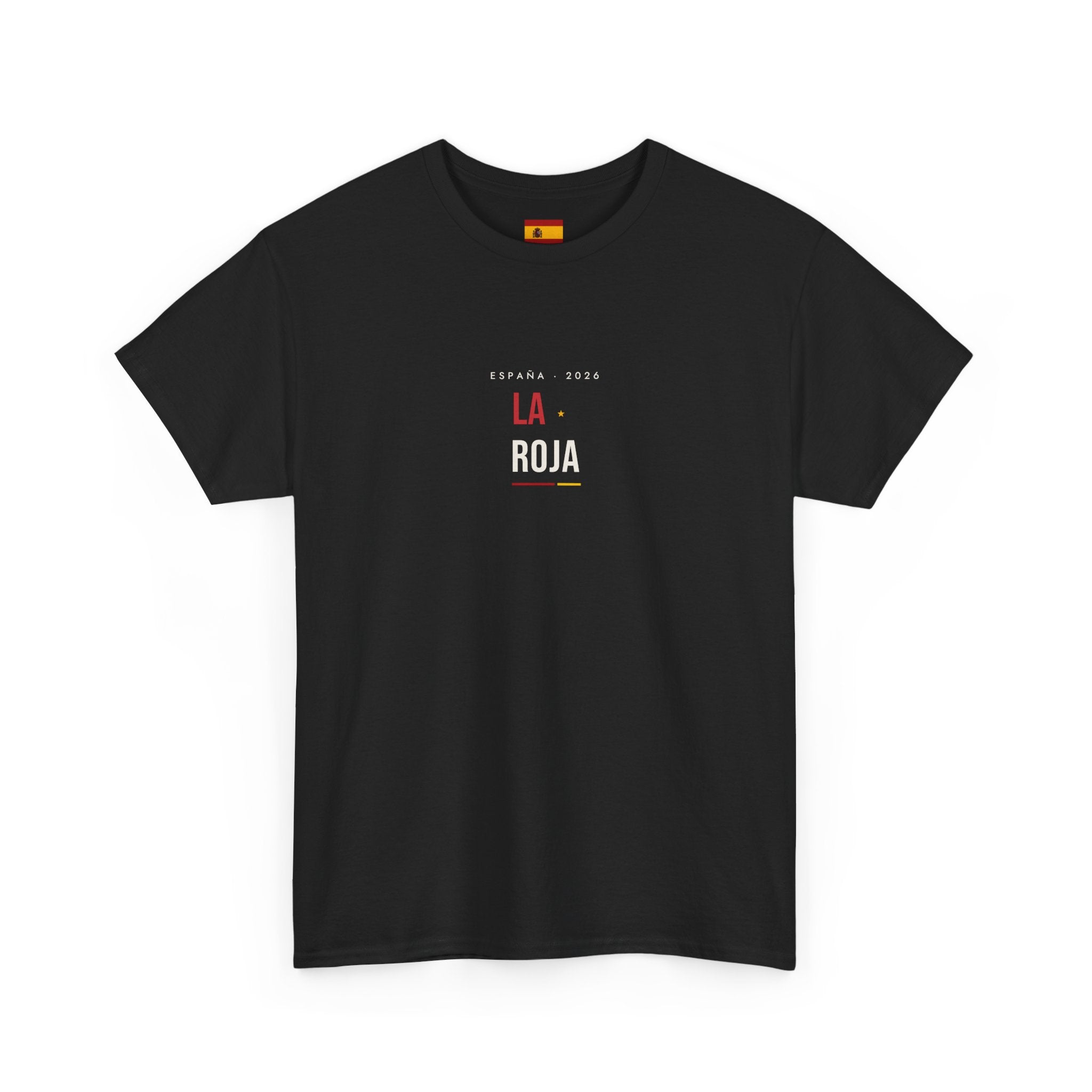 Spain Soccer T-Shirt — La Roja Minimalist Football Fan Tee