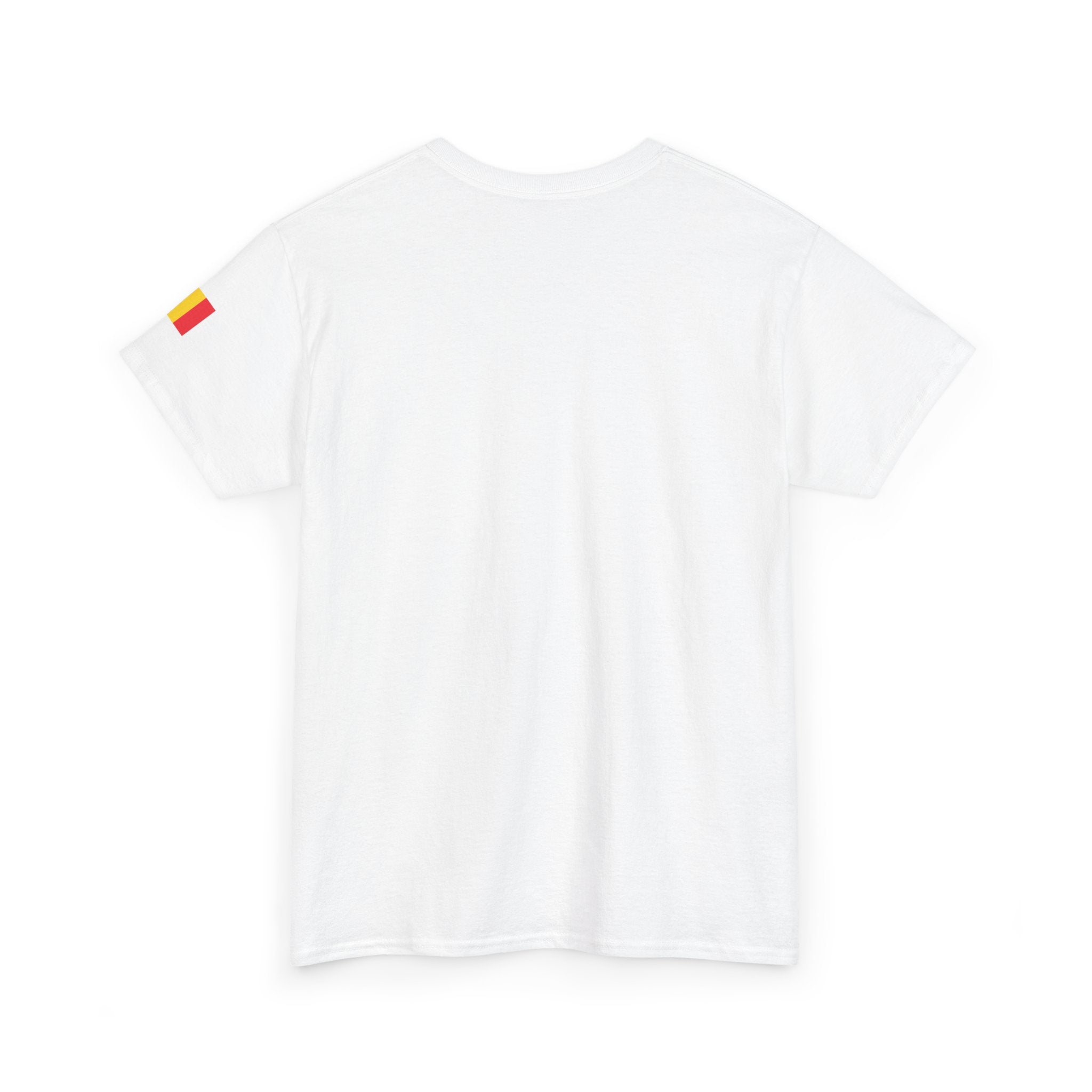 Belgium Minimalist Tee — Small Text Flag Accent