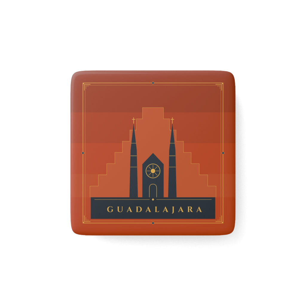 Guadalajara Art Deco Porcelain Magnet