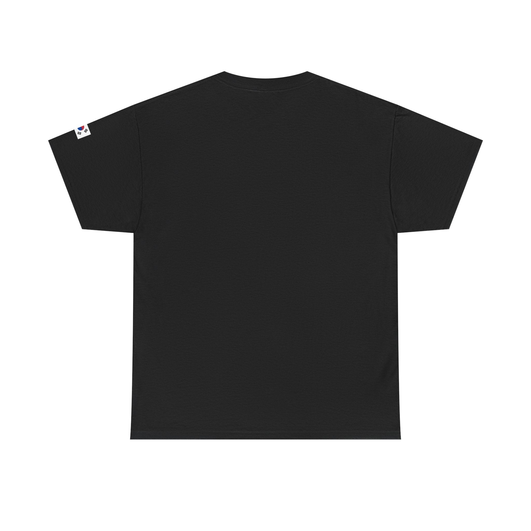 South Korea Minimalist Tee — Small Korean Flag & "South Korea" Text