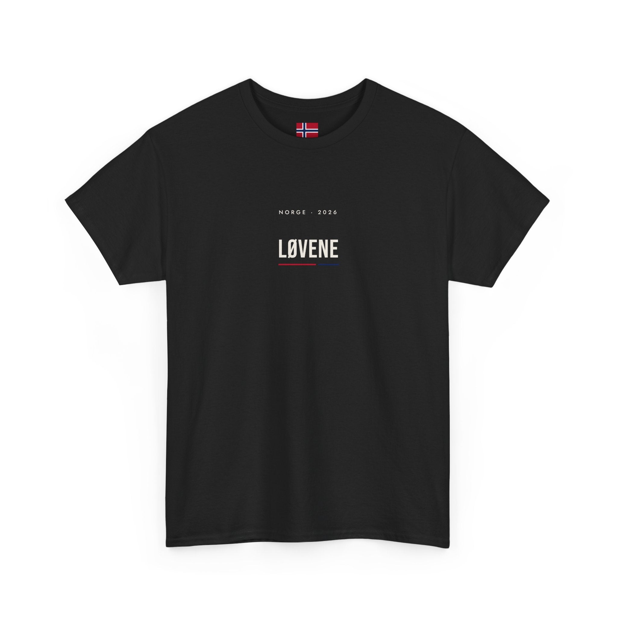 Norway Soccer T-Shirt — Løvene Minimalist Football Fan Tee