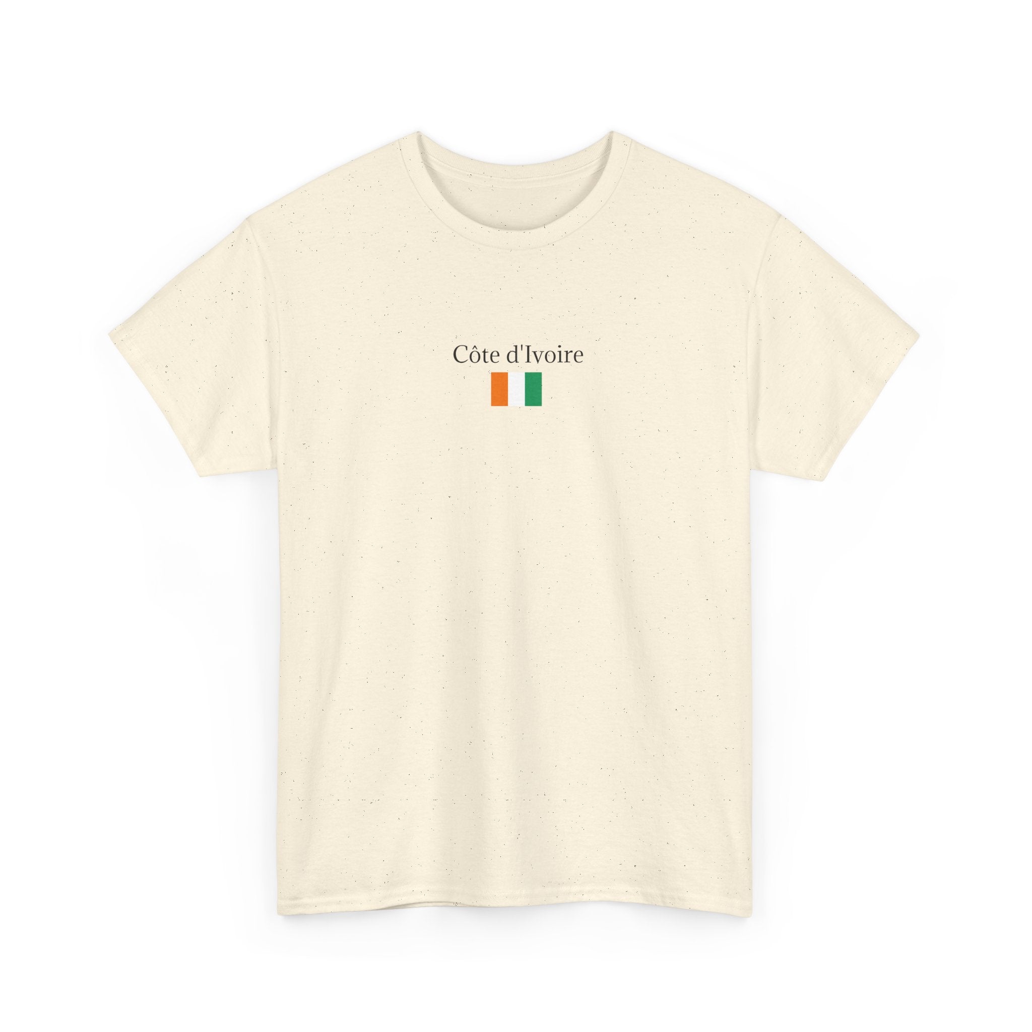 Côte d’Ivoire Flag Graphic Tee — Small Chest Logo Ivorian Pride T-Shirt