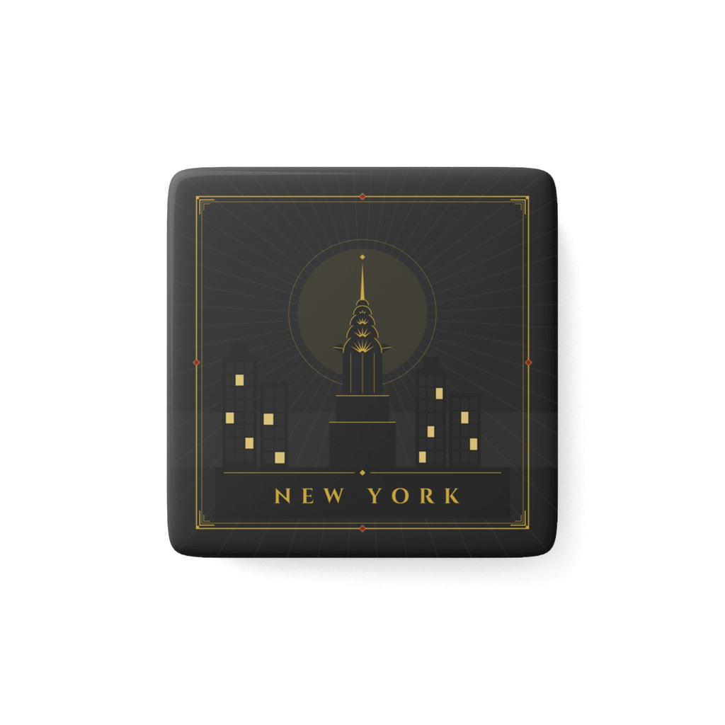 New York Art Deco Porcelain Magnet