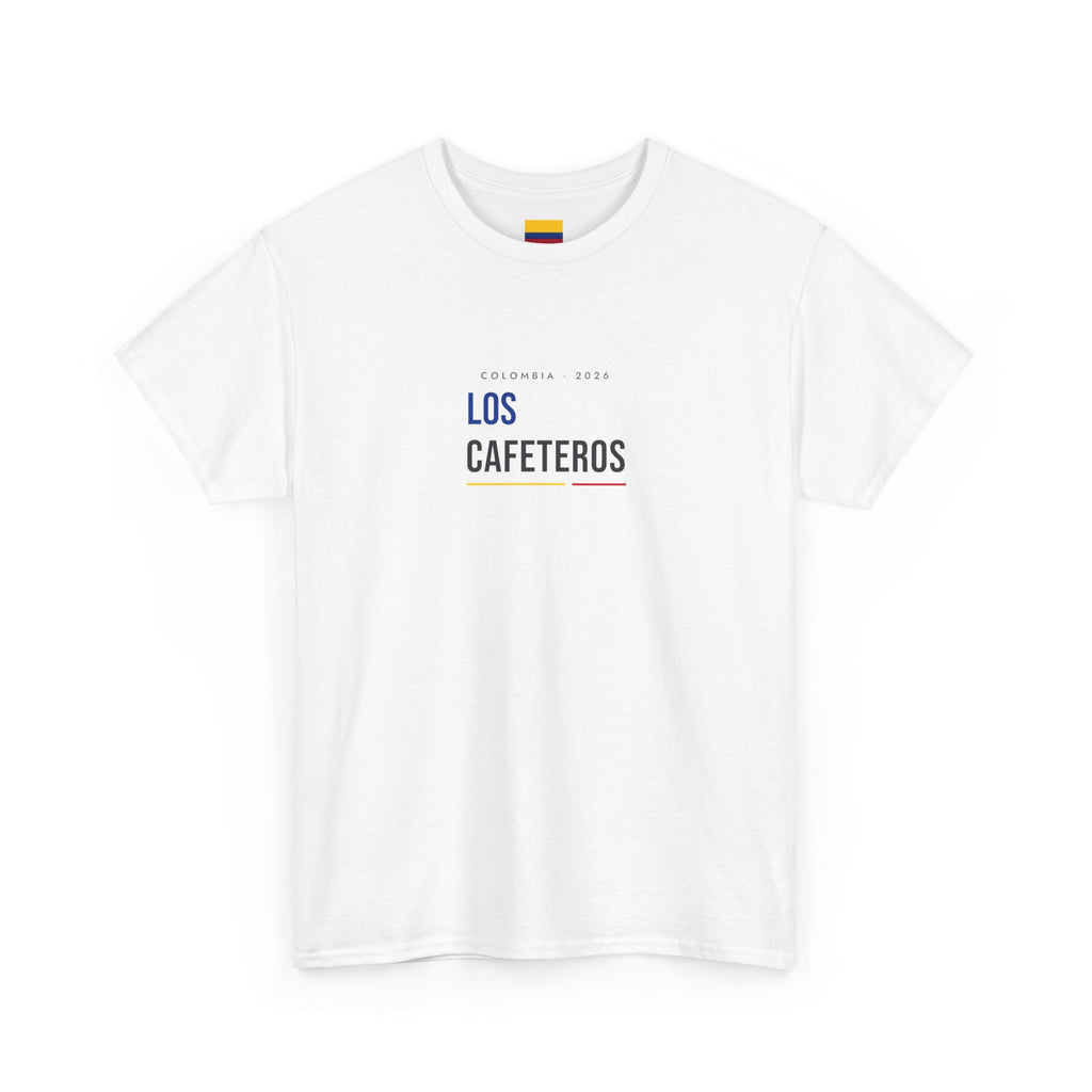 Los Cafeteros T-Shirt — Minimal Colombian Soccer Crew Tee