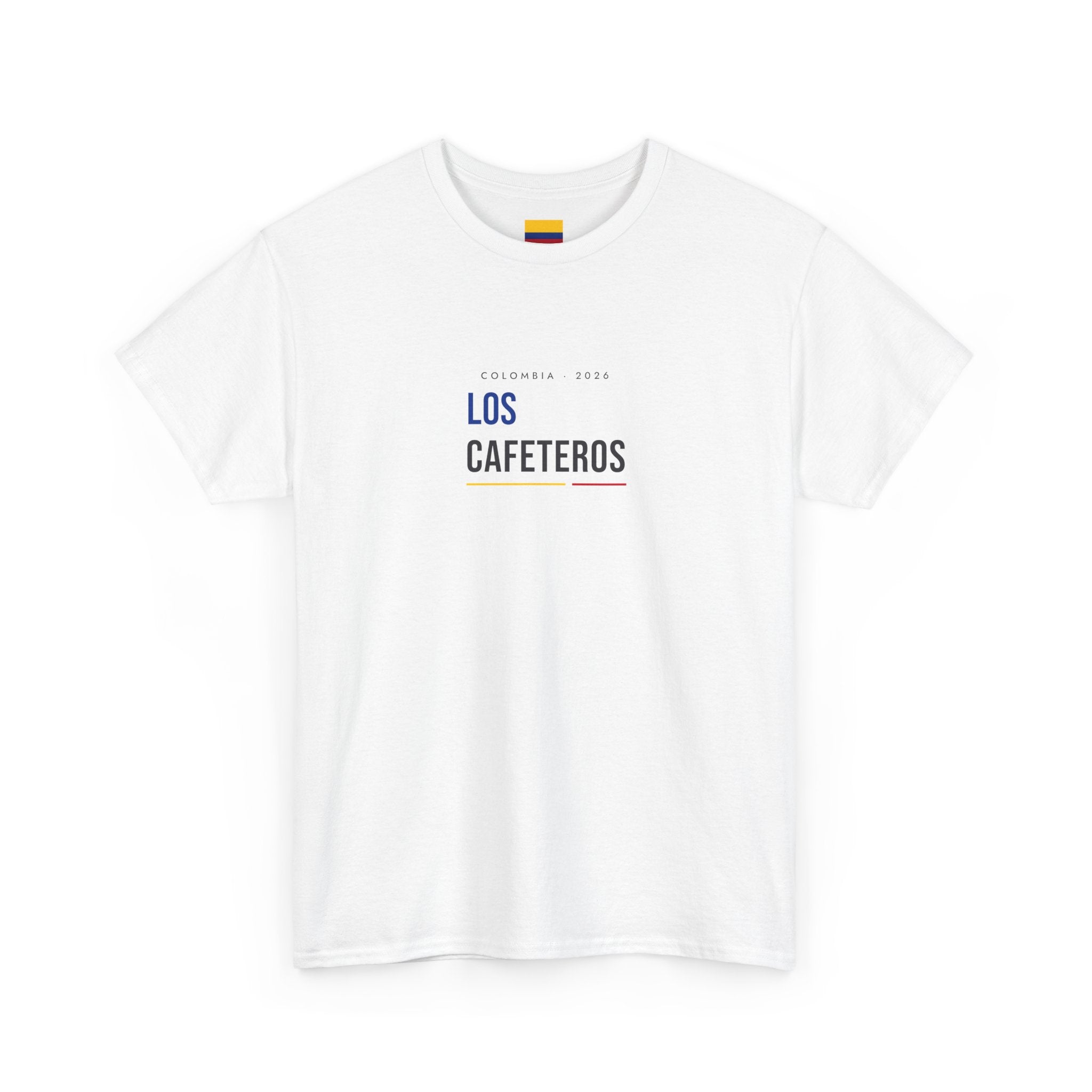 Los Cafeteros T-Shirt — Minimal Colombian Soccer Crew Tee