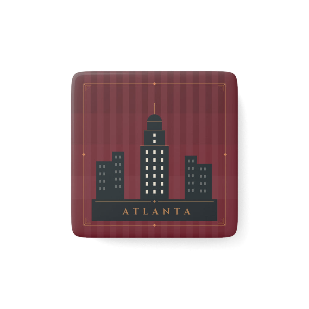 Atlanta Art Deco Porcelain Magnet