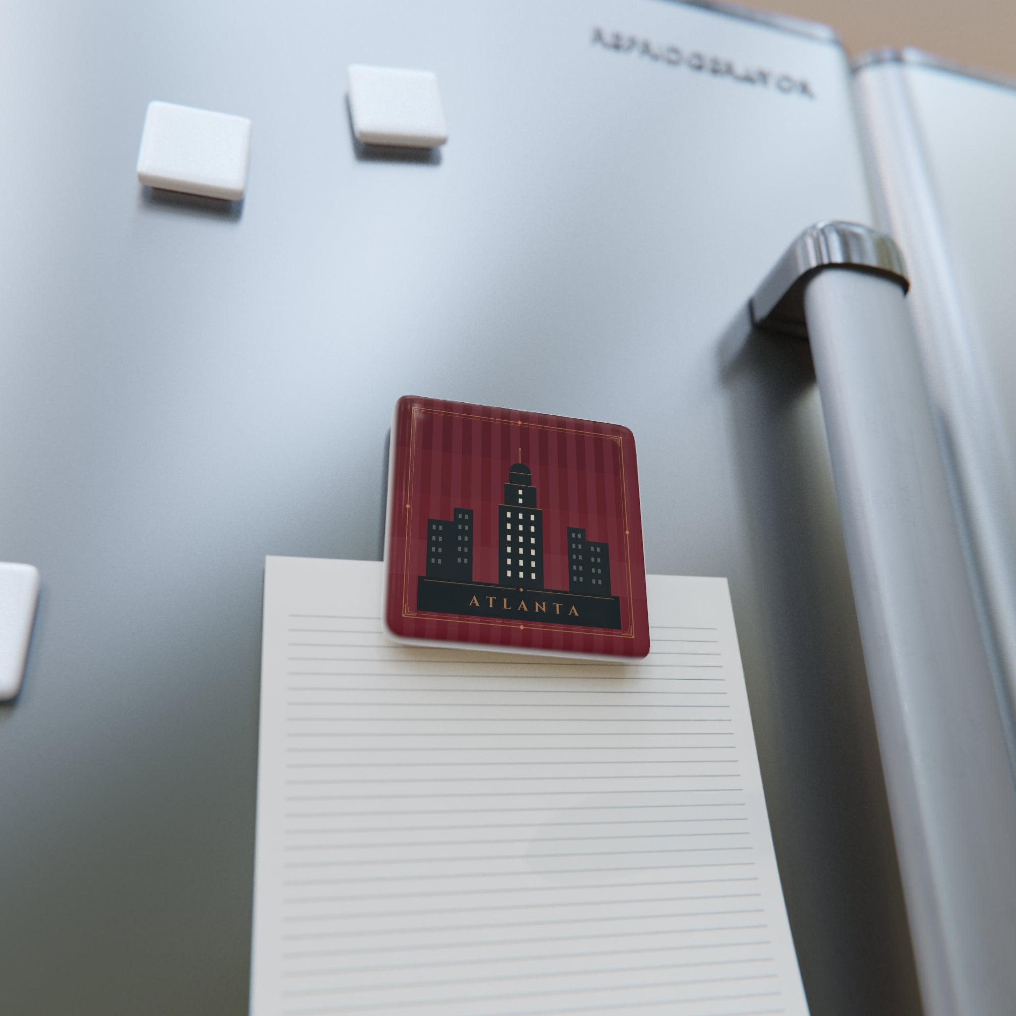 Atlanta Art Deco Porcelain Magnet