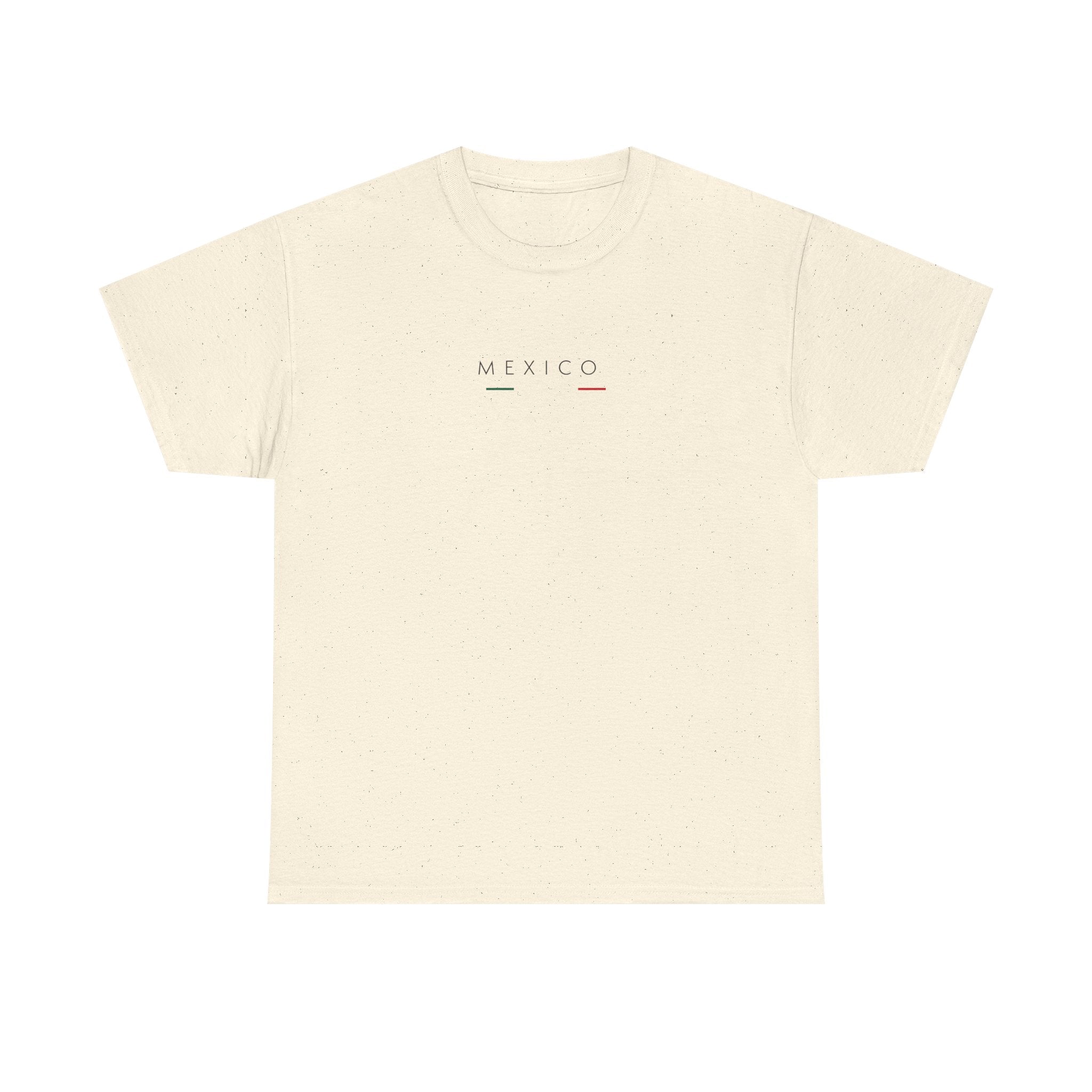 Mexico Flag T‑Shirt — Minimalist Mexico Tee with Small Flag
