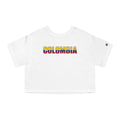 Colombia Cropped Tee — Women’s Flag-Stripe Heritage Design