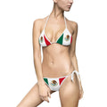 Mexico Flag Bikini — Women’s Triangle Swimwear with Mexican Crest