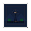 Seattle Art Deco Fridge Magnet