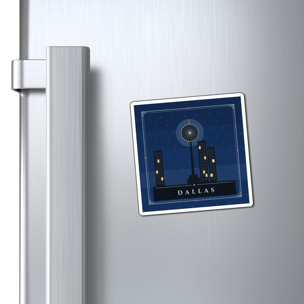 Dallas Art Deco Fridge Magnet
