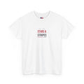 Stars & Stripes Tee — Minimal Patriotic American Flag Shirt