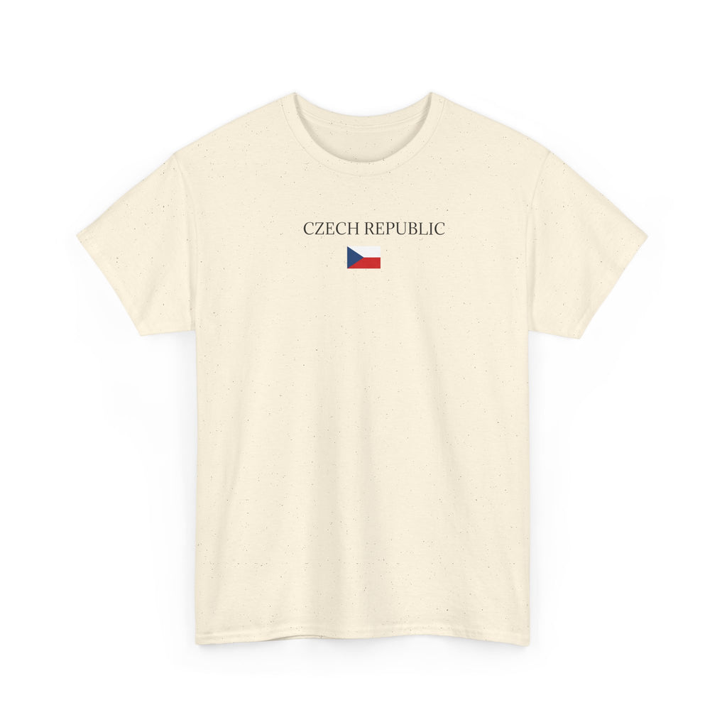 Czech Republic Flag T-Shirt — Minimal Czech Pride Tee