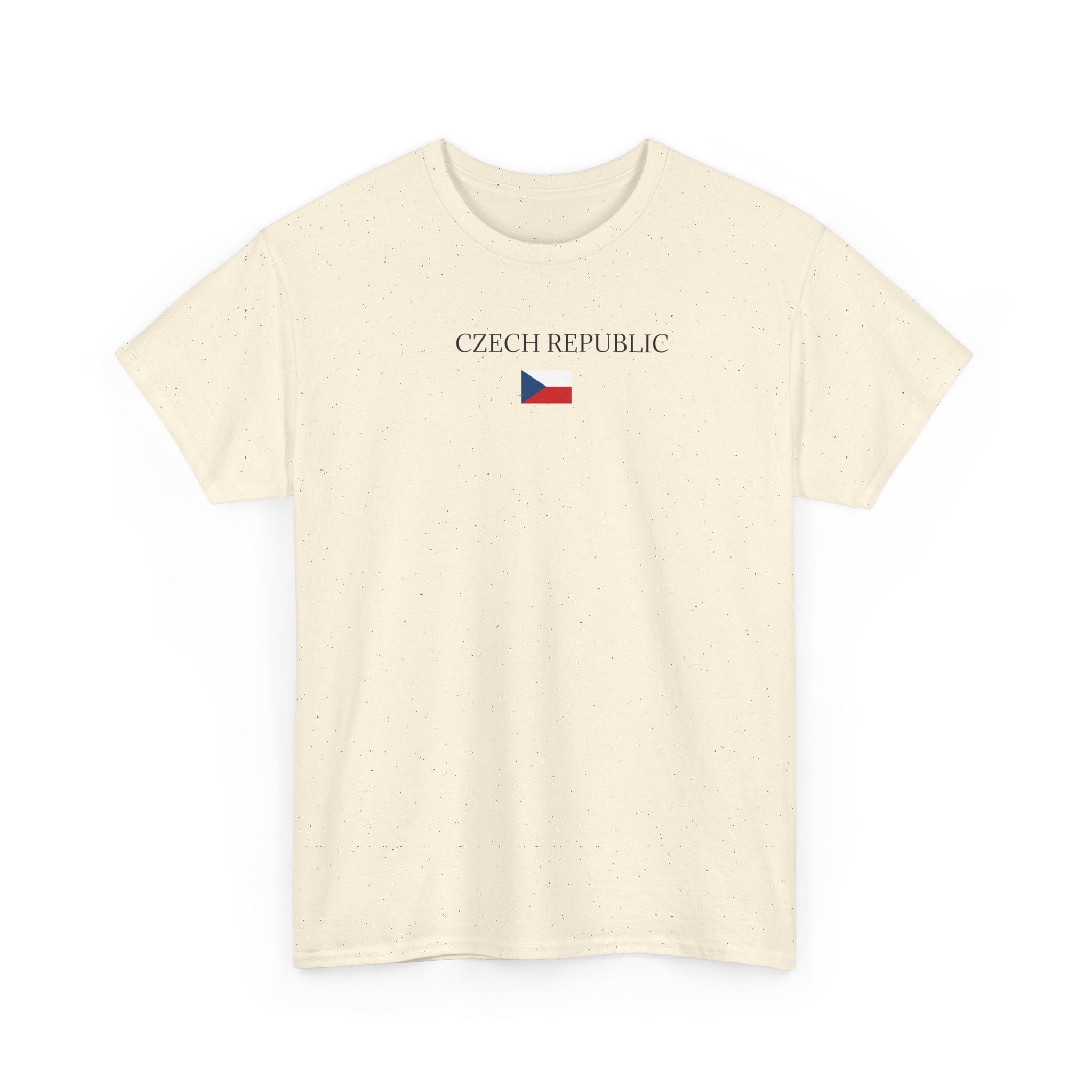 Czech Republic Flag T-Shirt — Minimal Czech Pride Tee