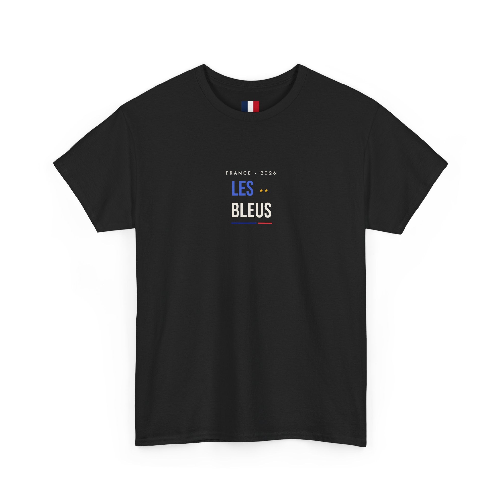 France Soccer T-Shirt — Les Bleus Minimalist Football Fan Tee