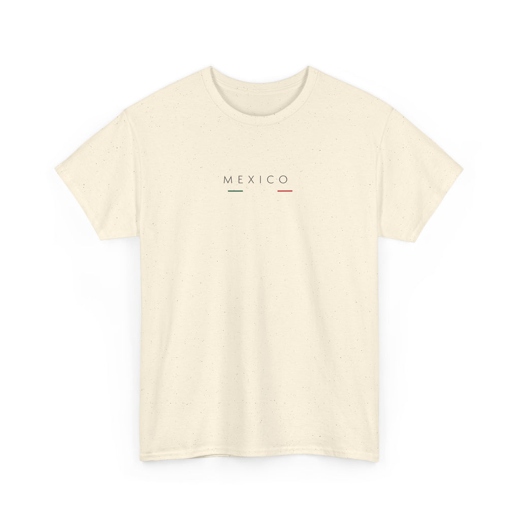 Mexico Flag T‑Shirt — Minimalist Mexico Tee with Small Flag