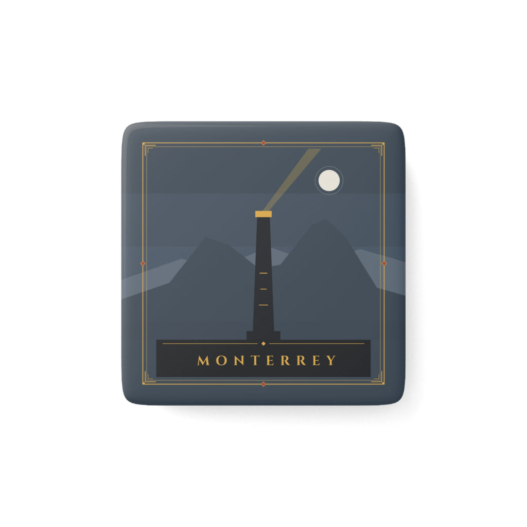 Monterrey Art Deco Porcelain Magnet