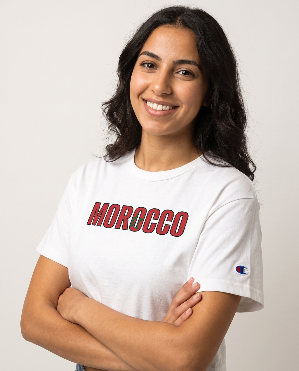 Morocco Cropped Tee — Champion Women's Heritage Short Boxy T-Shirt